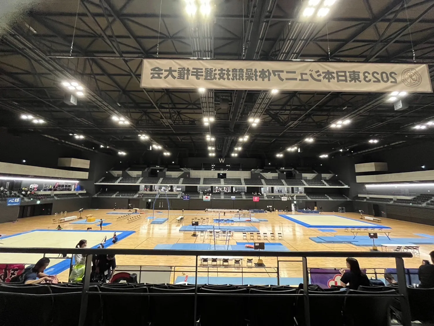 選手コース：東日本ジュニア会場につきました！