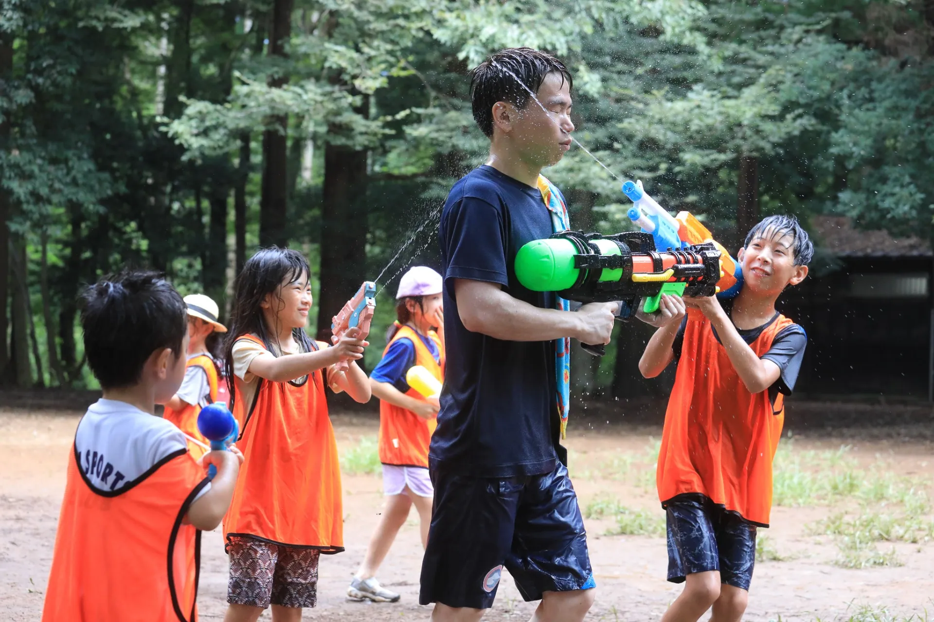 1泊キャンプ２日目：最後は水鉄砲大会で締めくくり！