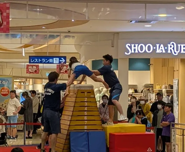 おゆみ野・印西の屋外イベントとび箱チャレンジ開催しました。